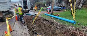 Completing the remaining waterline installation at the southern end of Batchelder Street, which ultimately ties into the waterline at Home Avenue.