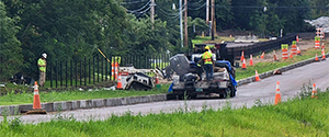 Installation of the decorative fencing along the shared use path and the Parkway between Flynn Avenue and Home Avenue.